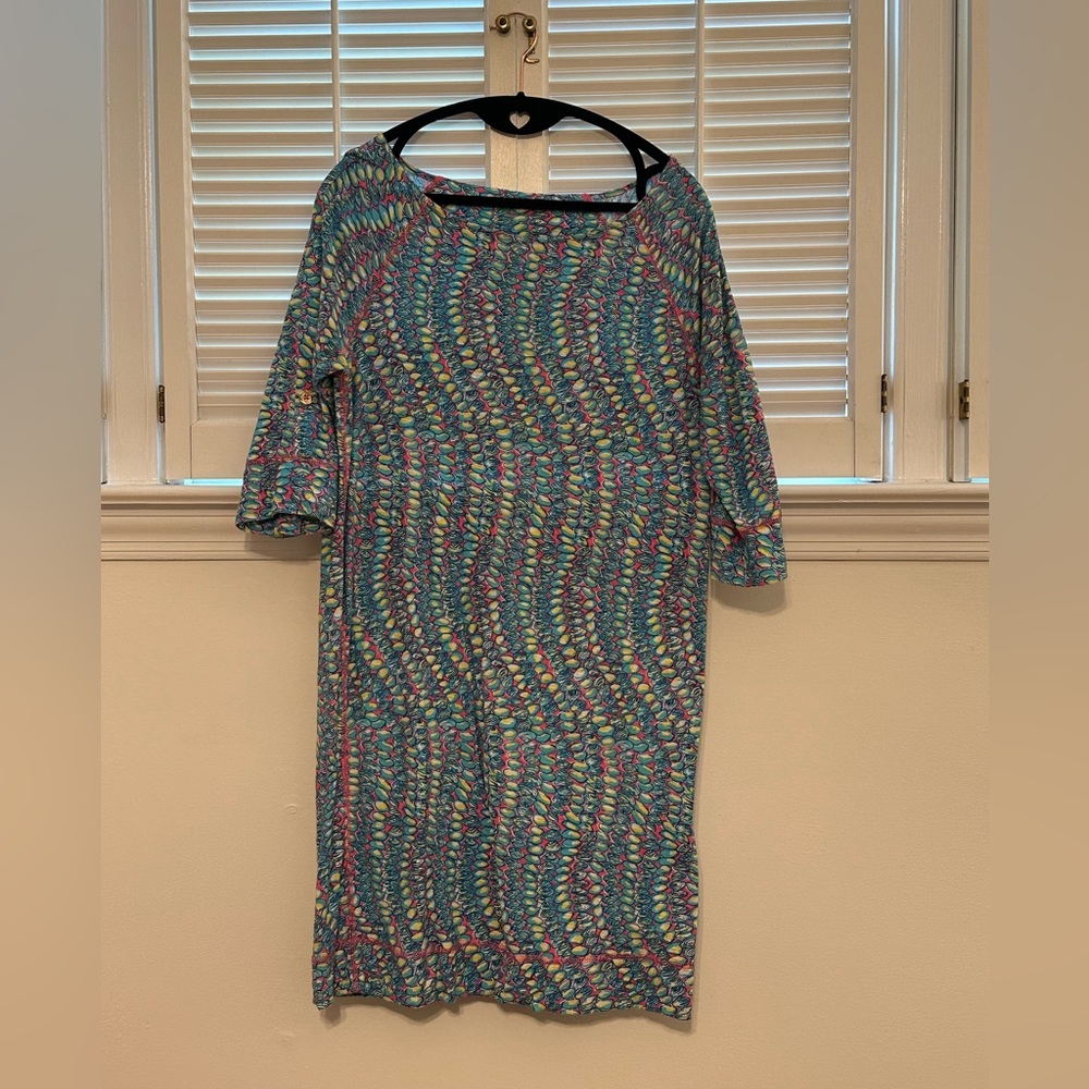 Lilly Pulitzer Camie Dress in Clam Jam, Size Small.
